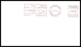 0380 Concorde France Marignane Aéroport 17/2/1975 Lettre Poste Aérienne Airmail Cover Luftpost - Concorde