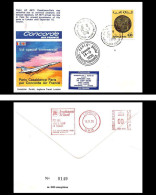 0295 Concorde Paris Casablanca Maroc 14/9/1976 Lettre Vol Commercial Special Flight Airmail Cover Luftpost - Concorde