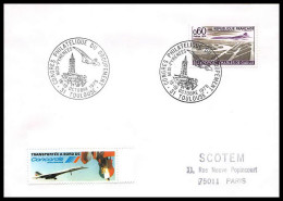 0229 Concorde France N°1787 Toulouse 1975 Lettre Poste Aérienne Airmail Cover Luftpost - Concorde