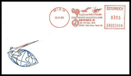 0116 Concorde Wien 13/11/1981 Autriche (Austria) Lettre Poste Aérienne Airmail Cover Luftpost - Concorde
