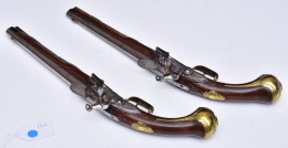 Matched Pair Italian Dueling Pistols - Decorative Weapons