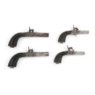 Lot Of 2: (A) Flintlock Pistols. - Decorative Weapons
