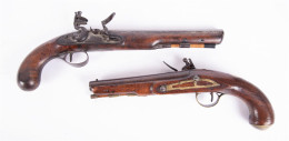 Two Dueling Pistols - Decorative Weapons