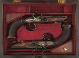 PAIR OF 20-BORE FLINTLOCK COACHING PISTOLS BY BOUILLIET - Armes Neutralisées