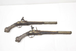 (Pr) BALKAN - TURKISH FLINTLOCK PISTOLS - Decorative Weapons