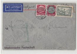 1640 03  HAMBURG TO BUENOS AIRES - Airmail & Zeppelin