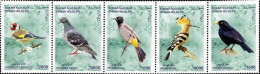 2024001; Syria; 2024; Strip Of 5 Stamps; Syrian Wildlife; Syrian Birds; 5 Different Stamps; MNH** - Climbing Birds