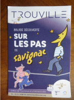 Programme Affiche (15 X 21) - NUIT DES FUNAMBULES FUNAMBULE CIRQUE TROUVILLE SUR LES PAS DE SAVIGNAC - Cirque
