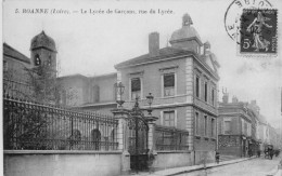 ROANNE - Le Lycée De Garçons, Rue Du Lycée - Roanne