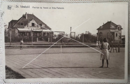 Koksijde - St. Idesbald Pavillon Du Tennis Et Villa Fantaisie Restaurant Bières Wielemans CP édit Laousse Vers 1940-1950 - Koksijde