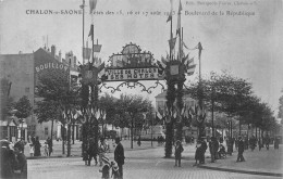 Chalon Fêtes Août 1913 - Chalon Sur Saone