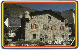 Andorra - STA - STA-0016A - Casa De La Vall, Cn.000545, 12.1993, SC5, 100Units, 20.000ex, Used - Andorre