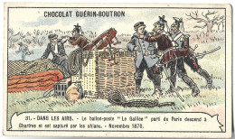 CHROMO - Chocolat GUERIN BOUTRON - Dans Les Airs - 31 - Guérin-Boutron