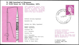 Australia Space Cover 1972. Skylark Rocket Launch. Woomera ##13 - Oceania