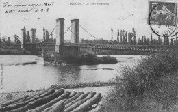 DIGOIN - Le Pont Suspendu - Troncs D'arbres - Digoin