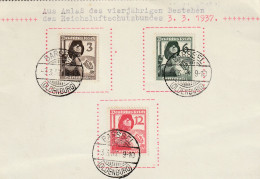 VIERJAHRIGE  BESTEHEN DES REICHSLUFTSCHUTZBUNDES  3. 3. 1937 - Sonstige & Ohne Zuordnung