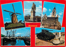 Netherlands Zeeland Windmill Statue Castle M4 Sherman Tank - Other & Unclassified
