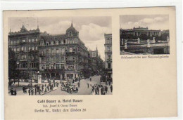 39043441 - Berlin Mitte It Café U. Hotel Bauer U. Nationalgalerie Gelaufen Von 1913. Gute Erhaltung. - Other & Unclassified