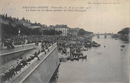 Chalon Fêtes Nautiques Péniches Péniche Août 1913 - Chalon Sur Saone