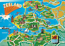 Netherlands Zeeland Map - Sonstige & Ohne Zuordnung