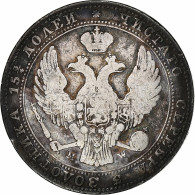 Pologne, Nicholas I, 5 Zlotych-3/4 Ruble, 1838, Moneta Wschovensis, Argent, TB+ - Pologne