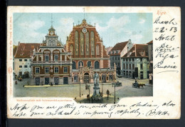 AK Riga, Lettland 1903 Rathausplatz Mit Schwarzhäupterhaus (PK0350 - Sonstige & Ohne Zuordnung