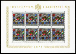 LIECHTENSTEIN BLOCK KLEINBOGEN Nr 590I Postfrisch KLEIN S019472 - Blocks & Sheetlets & Panes