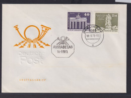 DDR Brief Bauwerke Brandenburger Tor Als FDC Berlin 18.9.1973 - Briefe U. Dokumente