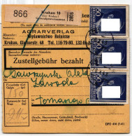 Generalgouvernement 110 Auf Brief Als Mehrfachfrankatur Paketkarte #KN370 - Occupation 1938-45
