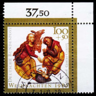 BRD 1989 Nr 1443 Gestempelt ECKE-ORE X2CFBEE - Used Stamps