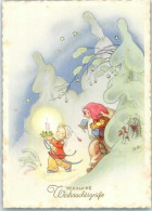 10712041 - Sign. Charlotte Baron Weihnachtsmann Engel Spielzeug - Fairy Tales, Popular Stories & Legends