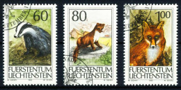 LIECHTENSTEIN 1993 Nr 1066-1068 Gestempelt SA190CA - Gebruikt