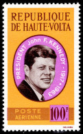 Upper Volta 1964 President Kennedy Commemoration Unmounted Mint. - Haute-Volta (1958-1984)