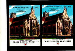 FRANCE. 1976. VARIETE COUVERTURE CARNET CROIX-ROUGE. NEUF**  1er CHOIX.  - Croix Rouge