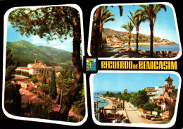 RECTO/VERSO - CPSM - BENICASIM (CASTELLON) - RECUERDO DE BENICASIM - DESIERTP DE LAS PALMAS - PAESO DE LAS VILLAS - Andere & Zonder Classificatie