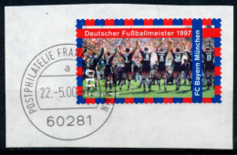 BRD 1997 Nr 1958 Gestempelt Briefstück Zentrisch X6B1502 - Used Stamps