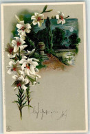 39428841 - Blumen Landschaft Mondschein Serie XI - Autres & Non Classés