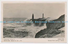 C002193 Gibraltar. Europa Point During A Storm. Beanland. Malin - World