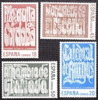 España Spain 1988 Patrimonio Humanidad Mi 2859/62 Yv 2592/95 Edi 2978/81 Nuevo New MNH ** - Neufs