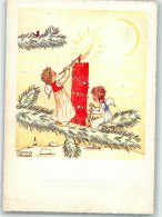 39737541 - Sign. Martha Wessels  Kerze Anzuenden  Weihnachten - Anges