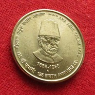 India 5 Rupees 2013 125 Years Maulana Abul Kalam Azad  Inde Indie UNCºº - India