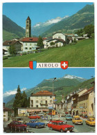 SUISSE/SWITZERLAND - AIROLO / TICINO / OLD CARS / BMW / JEEP / OPEL REKORD CARAVAN / VOLKSWAGEN 1500 / CITROEN AMI 8 - Airolo