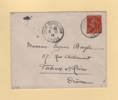 Type Semeuse - N°146 - Croix Rouge - Lyon Exposition - 1914 - 1877-1920: Semi Modern Period