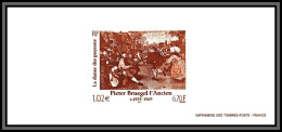 N°3369 Pieter Bruegel La Danse Des Paysans Tableau (Painting) Gravure France 2001 - Documents Of Postal Services