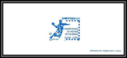 N°3367 Championnat Du Monde De Handball Nantes Gravure France 2001 - Documenten Van De Post