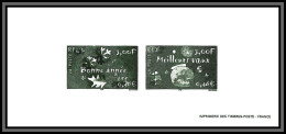 N°3363/3364 Bonne Année Et Meilleurs Vœux Gravure Collective France 2000 - Unused Stamps