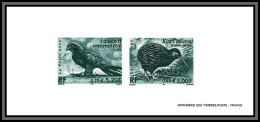 N°3360/3361 Oiseaux (birds) Kiwi Austral Faucon Crécerellette Falcon Gravure Collective France 2000 - Documents Of Postal Services