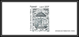 N°3359 Peynet Tableau (Painting) Valence Kiosque Des Amoureux Gravure France 2000 - Documenten Van De Post