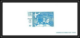 N°3260 Morgane Toulouse Dessine-moi L'an 2000 Tableau (Painting) Gravure France 1999 Enfant Chlilds - Documents Of Postal Services