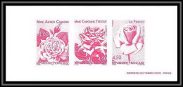 N°3248/3250 Roses Fleur Flowers Flower Fleurs Gravure Collective France 1999 - Documents Of Postal Services